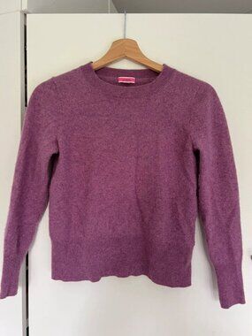 Women’s Purple Crewneck Sweater, XS